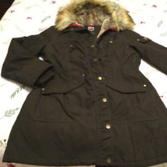 1 Madison Expedition Heritage Collection Olive Parka Jacket Size XS NWT - Picture 2 of 8